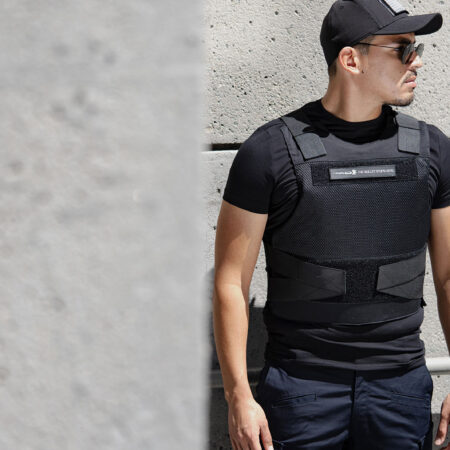 Police Officer wearing Spectre Bulletproof Vest