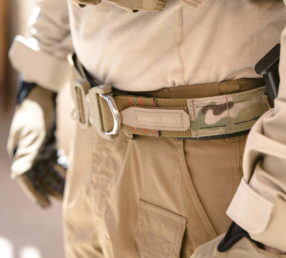 Durable Tactical Belt Multicam Black - Ace Link Armor