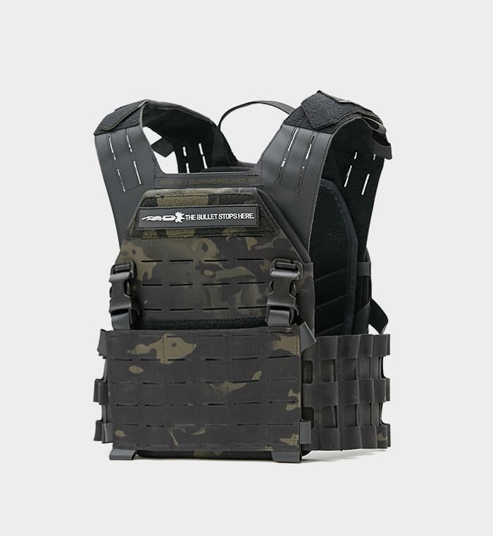 Formoza Tactical Plate Carrier in Black Multicam