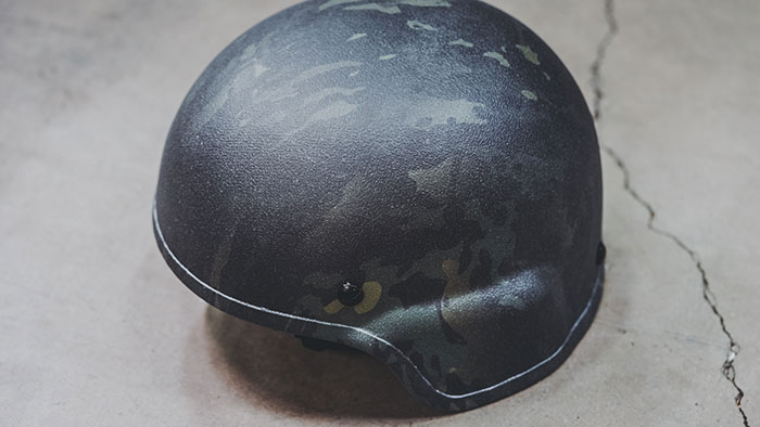 MICH Ballistic Helmet Black Multicam