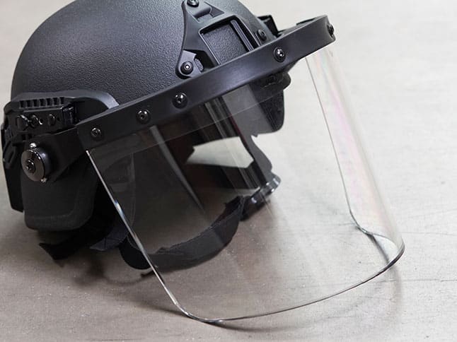 Anti-Riot Ballistic Visor for Tactical Helmet