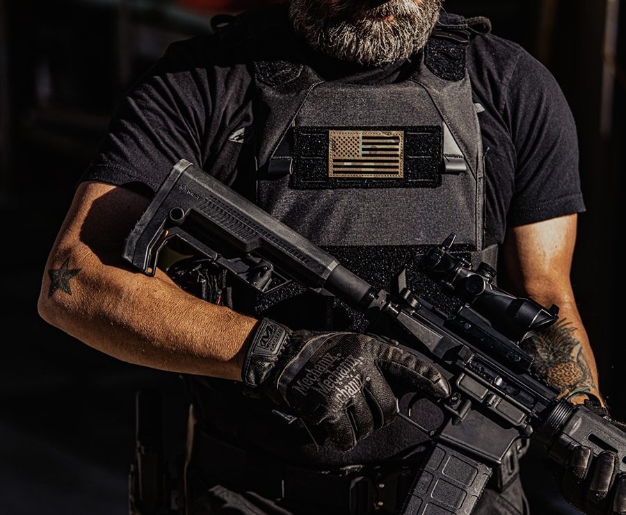 React Plate Carrier Black