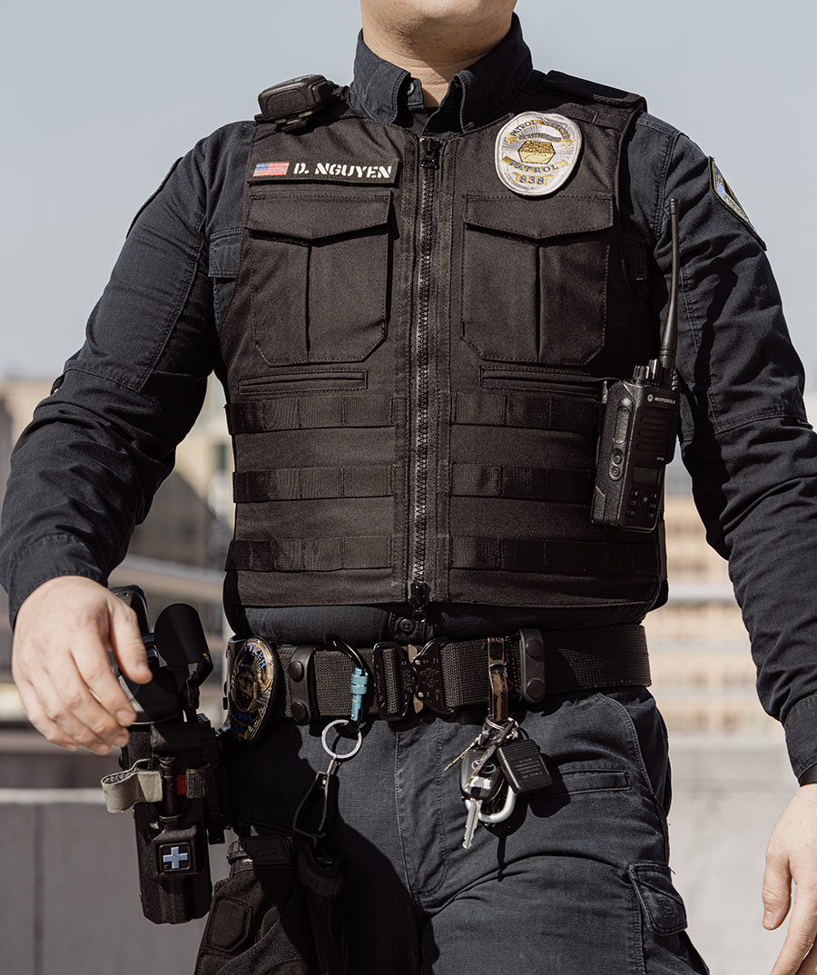 Comp 28 Bulleproof Vest with Level IIIA Soft Body Armor Inserts