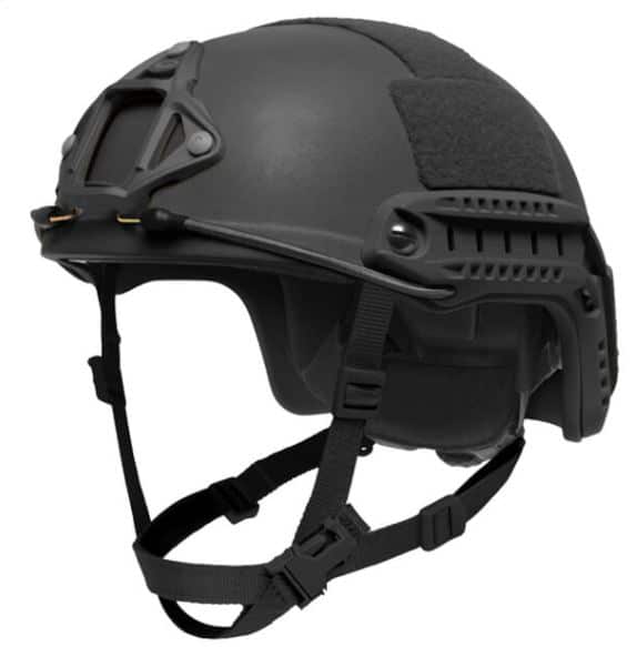 Evolution of a modern ballistic helmet.