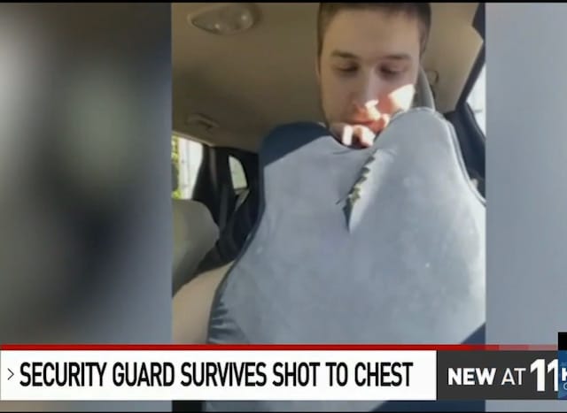 Police Officer life Saved by Bullet Proof Vest