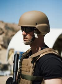 Ballistic Helmet Mich in Coyote Brown