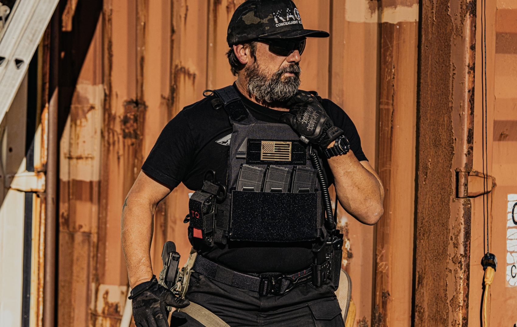 React Plate Carrier Black