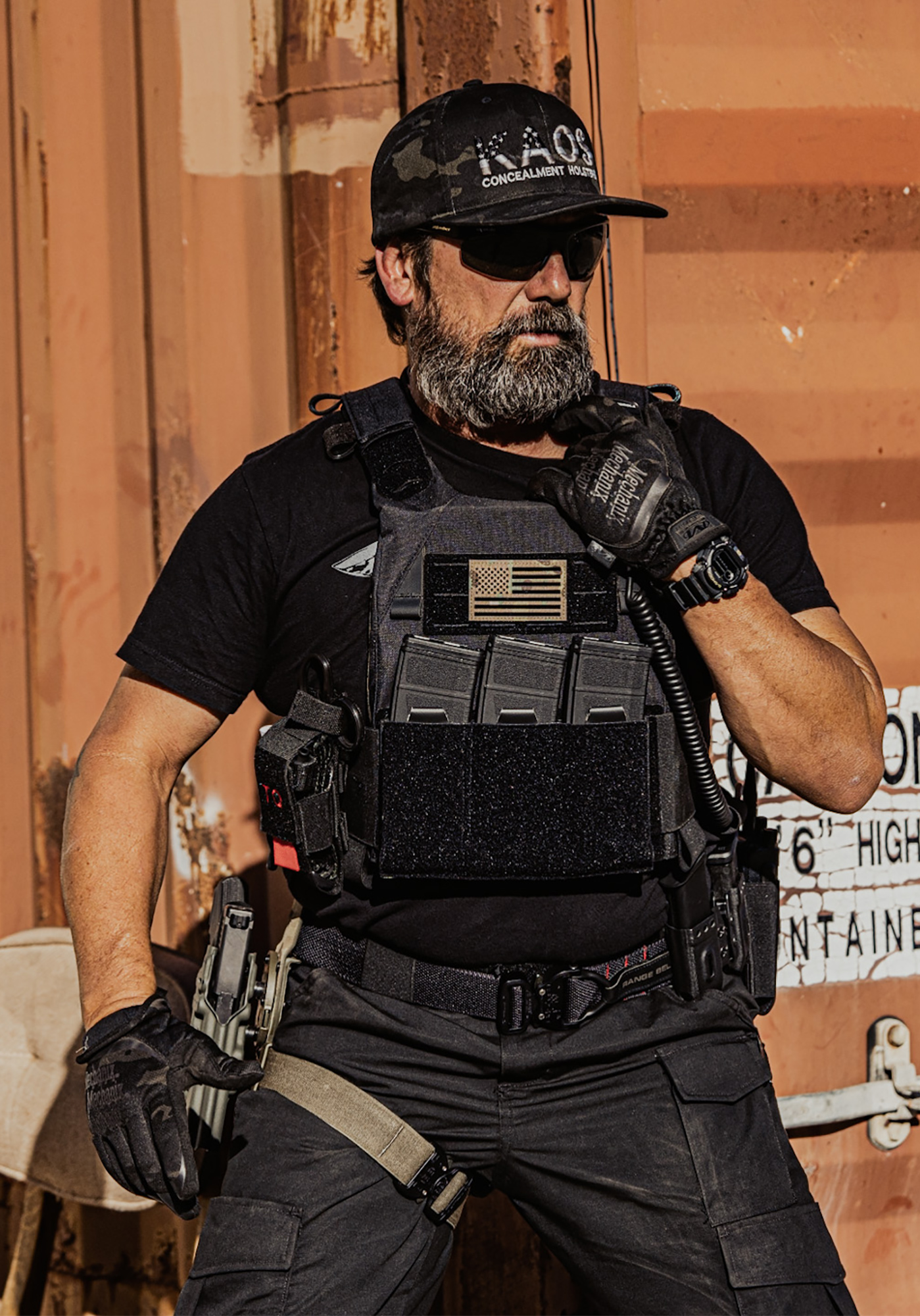 React Plate Carrier Black