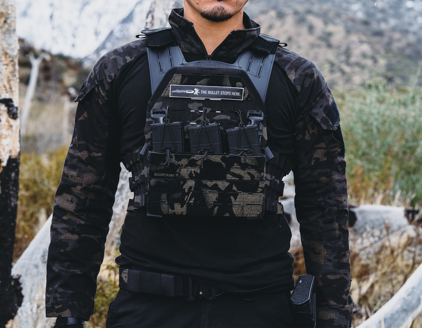 Formoza Tactical Plate Carrier Black Multicam