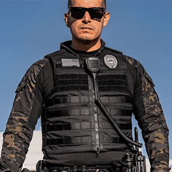 Patrol Bulletproof Vest in Black