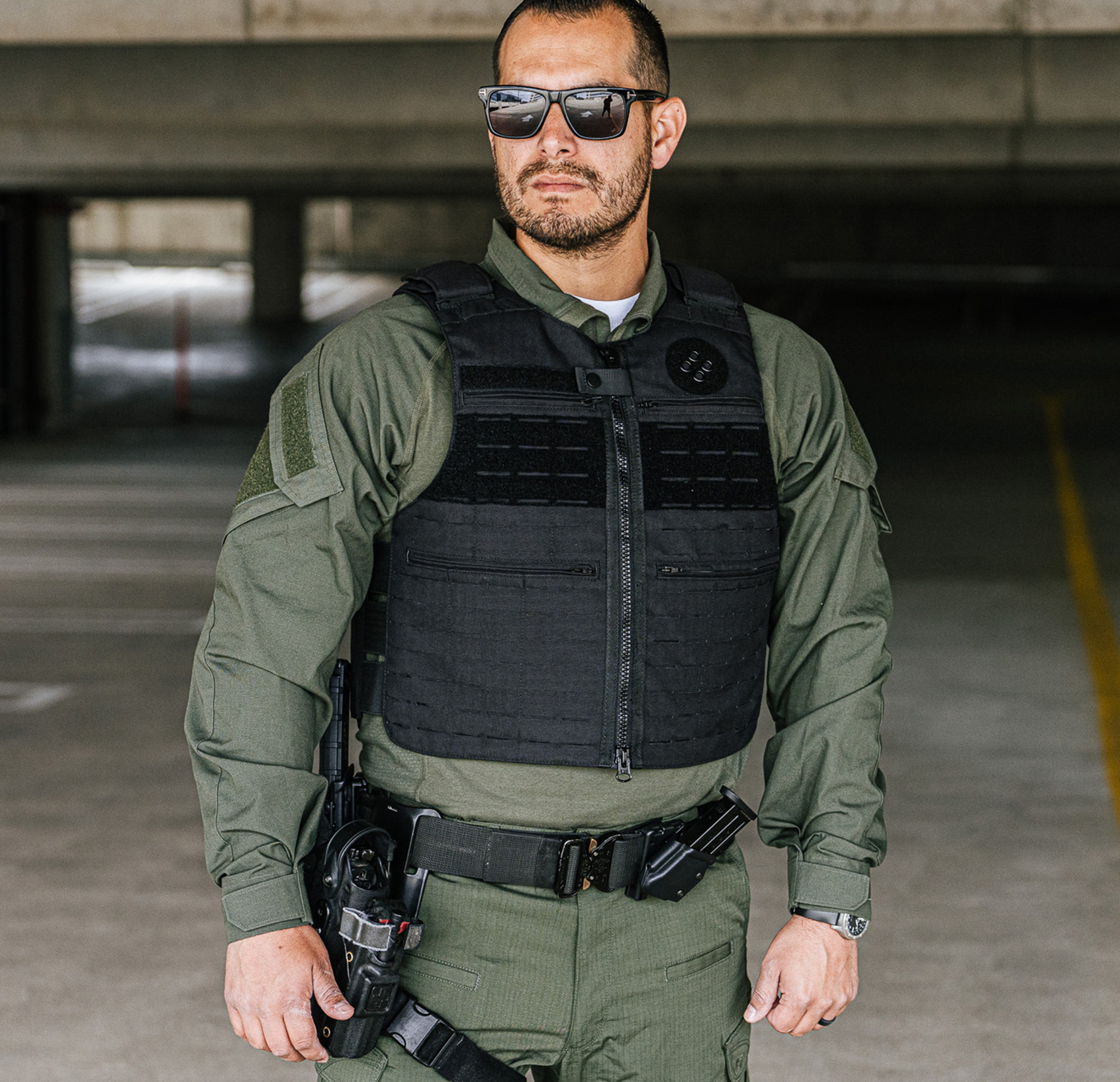 Patrol Bulletproof Vest Laser-cut Level IIIA Standard - Ace Link Armor