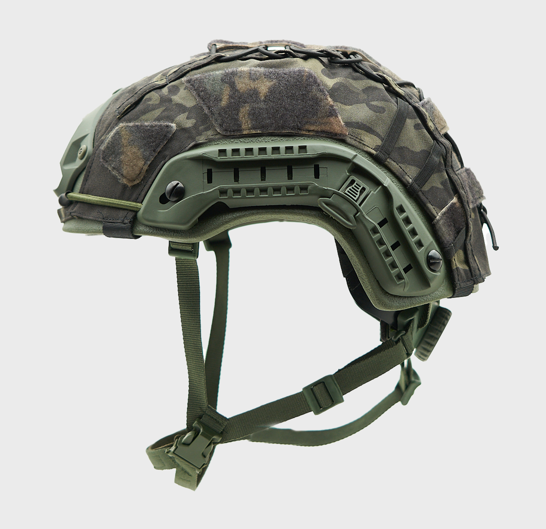Ballistic Helmet Cover Night Watch - M