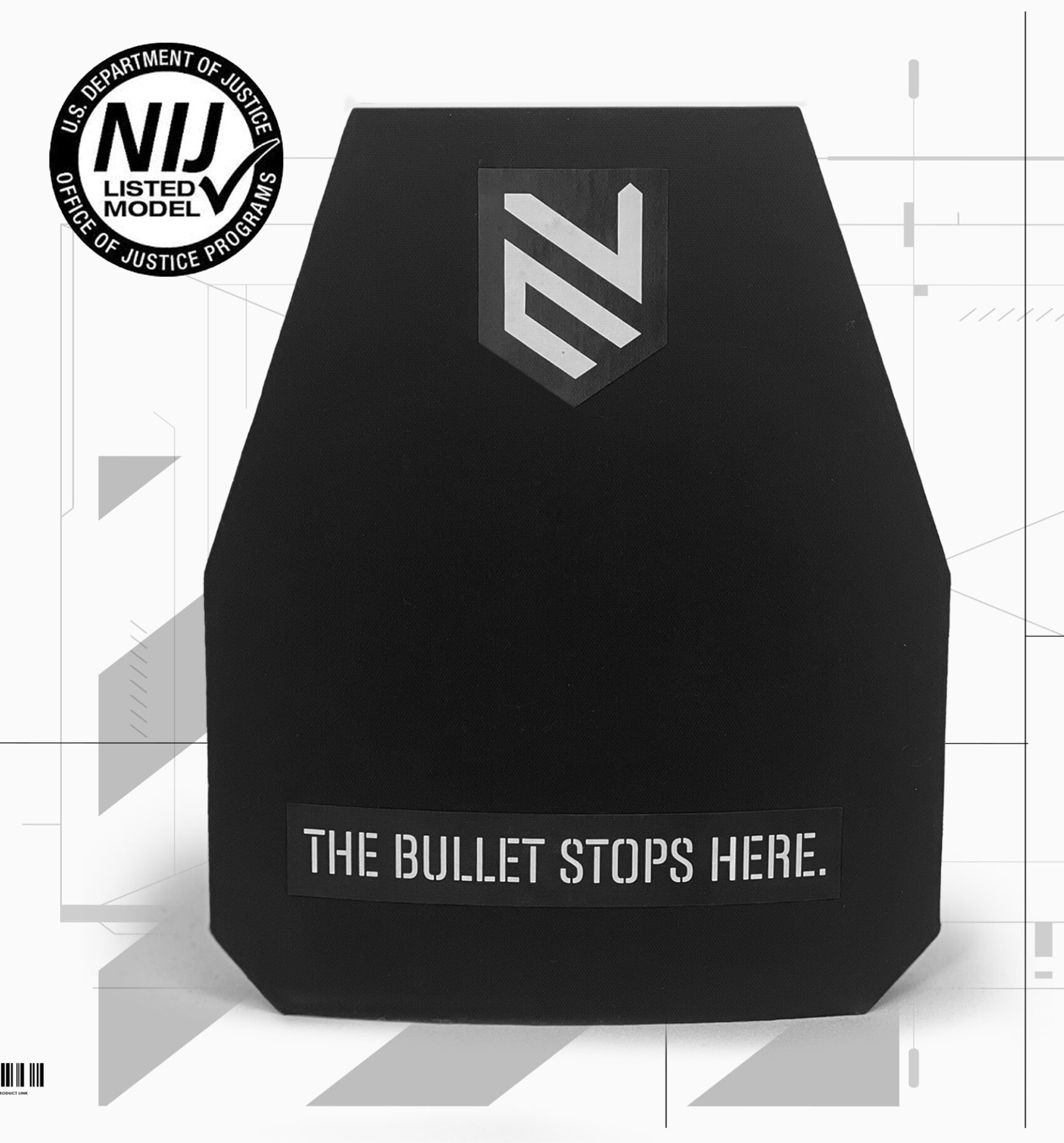 Level 3+ NIJ Certified Hard Armor Plate