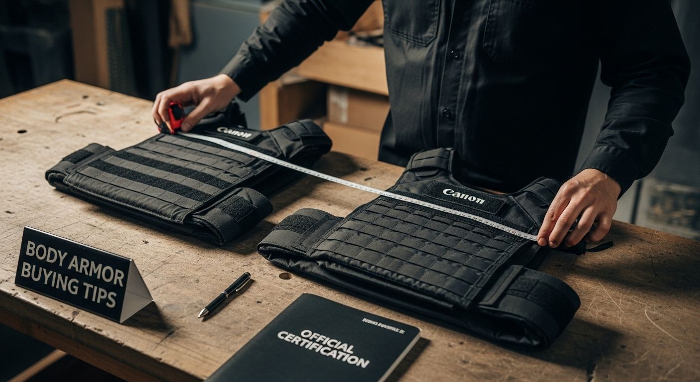 body armor buying tips
