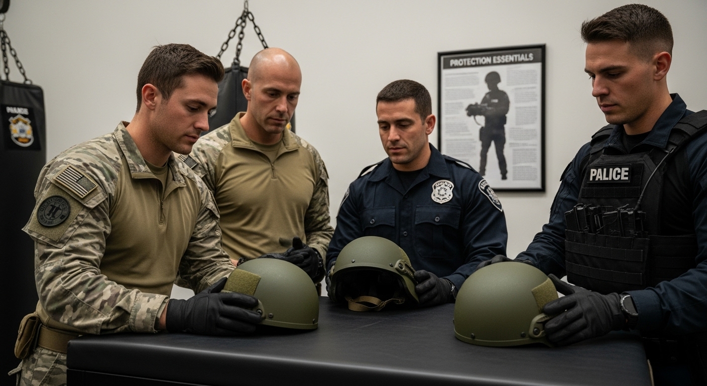 ballistic helmet protection