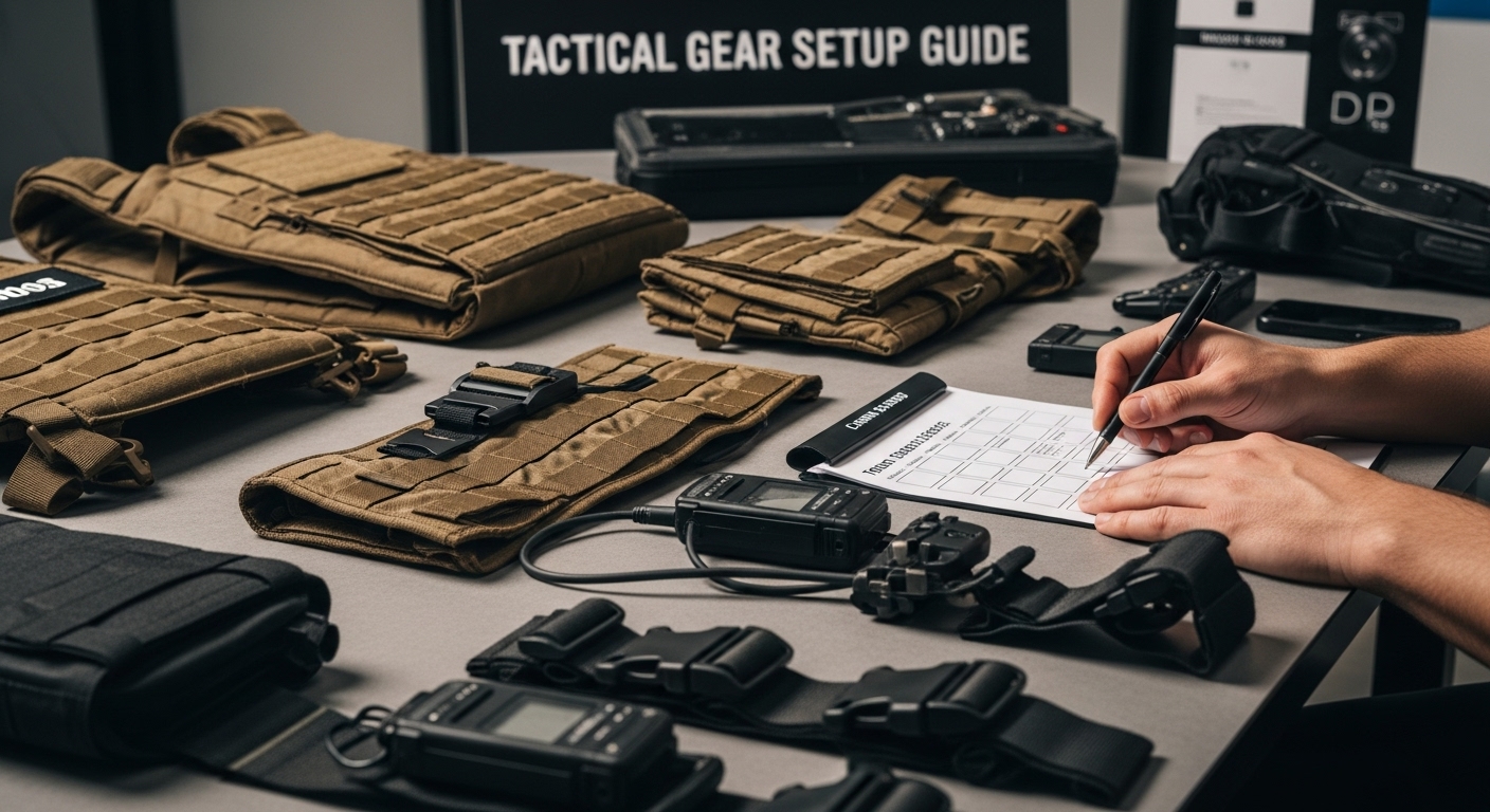 tactical gear setup
