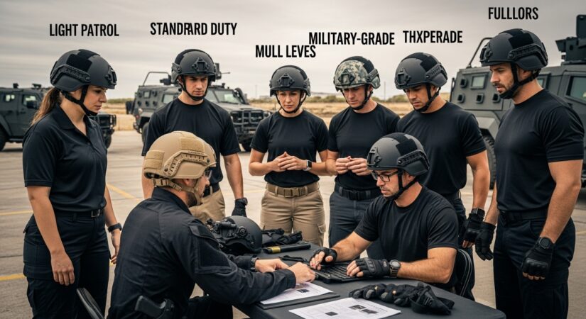 ballistic helmets, helmet types, personal protection