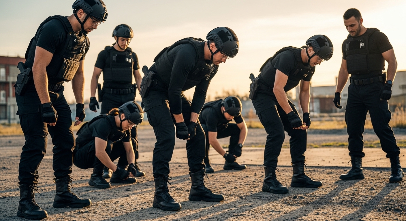 tactical gear workout, fitness training, professional equipment