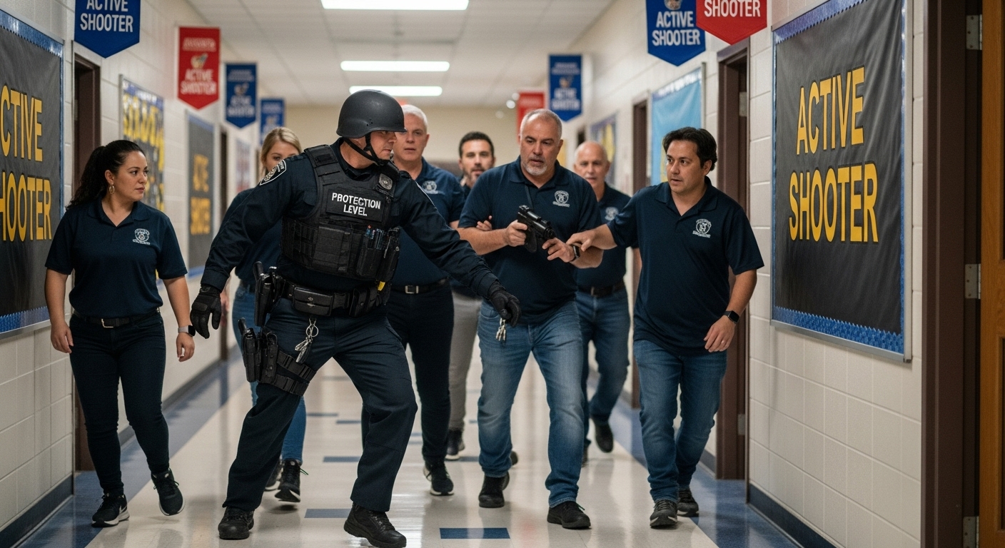 body armor active shooter