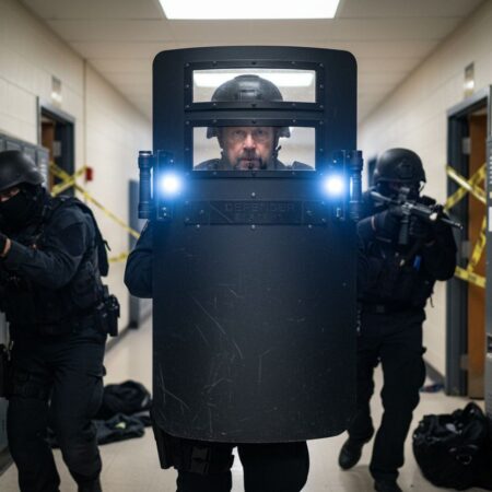 ballistic shield deployment