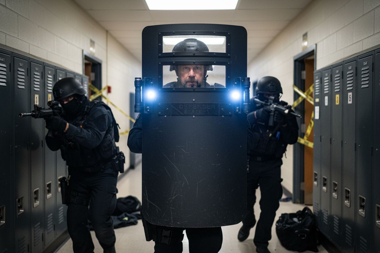 ballistic shield deployment