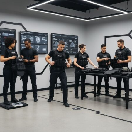 body armor selection