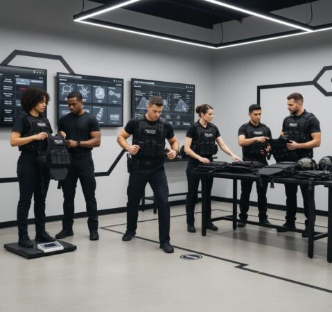 body armor selection